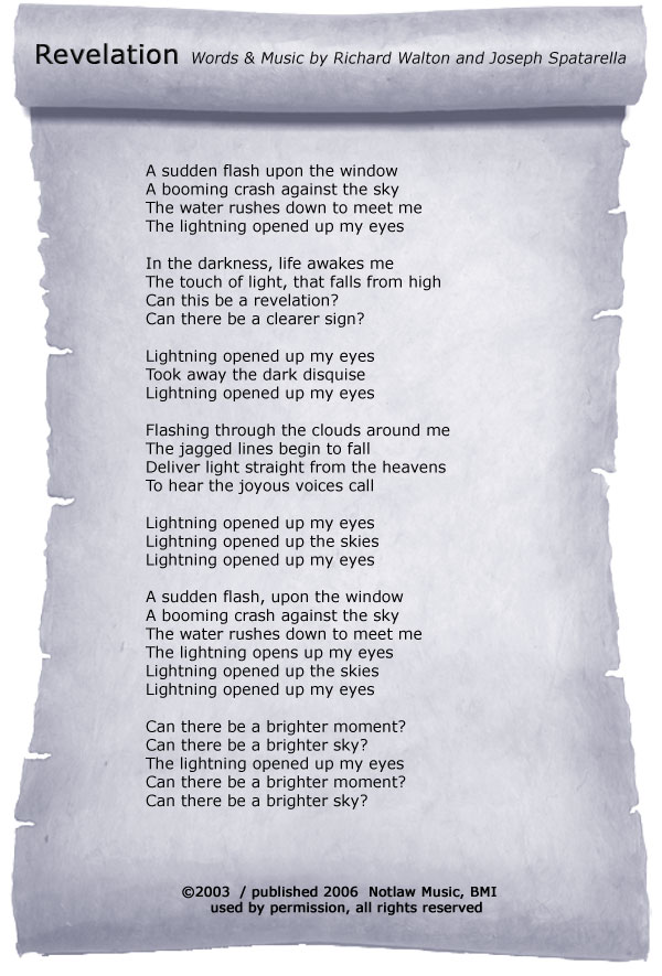 Revelation Lyrics